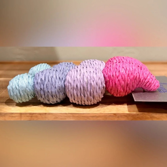 NAKAMOL MADE IN THAILAND Raffia Bead Linear DROP Earrings Brand New With Tags - Picture 5 of 8